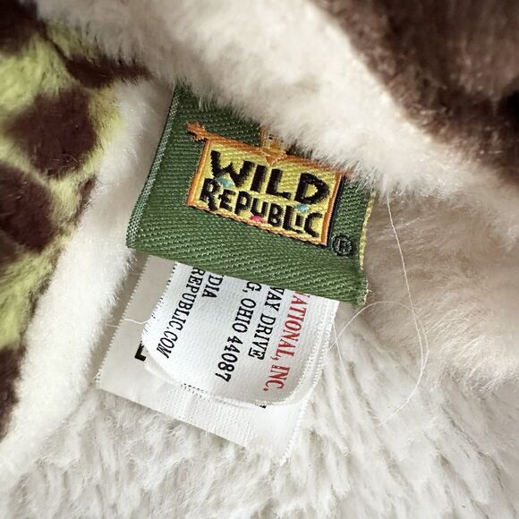 Wild Republic Spotted Sea Turtle 14" Plush Realistic Stuffed Animal Zoo Toy - Picture 4 of 6